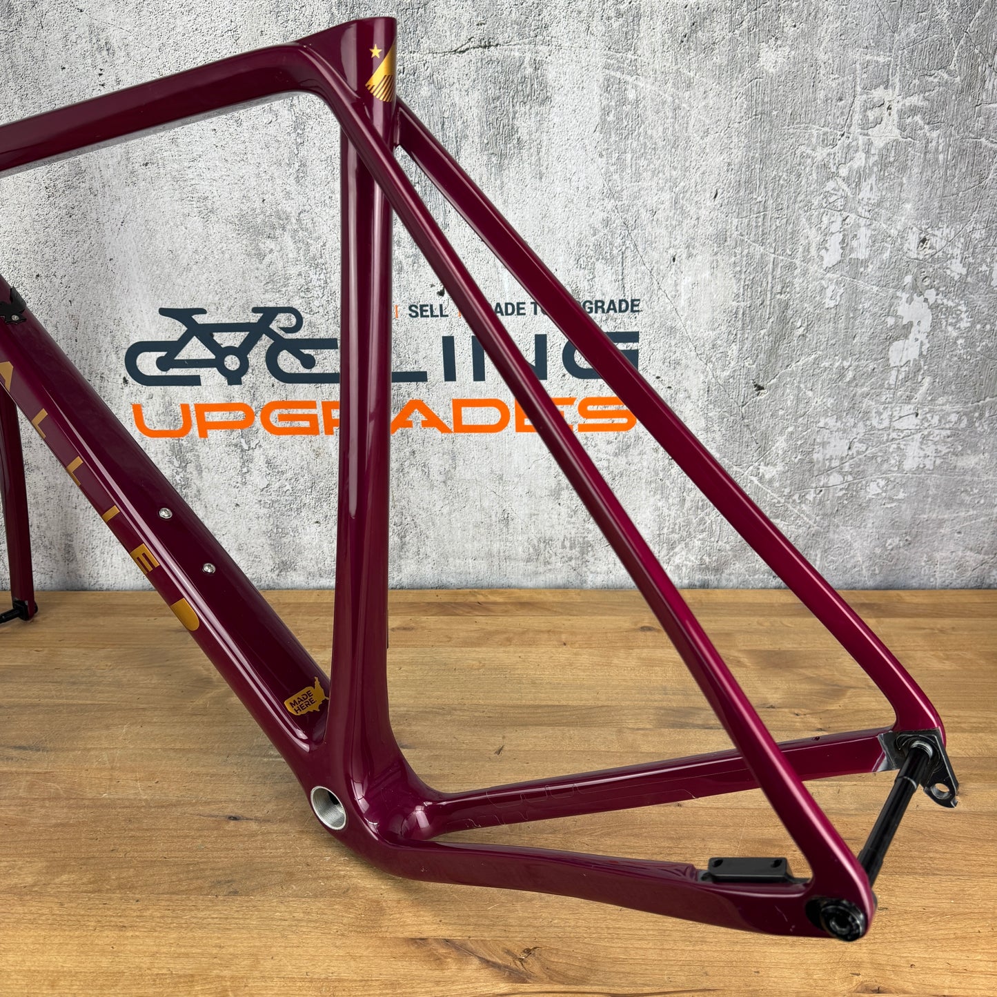 2023 Allied Echo Medium Carbon Disc Brake Frameset 700c 2018g