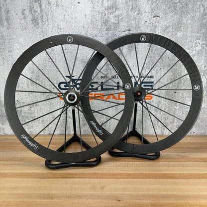 Lightweight Meilenstein T 24D Carbon Tubular Road Bike Disc Wheelset 700c 1250g