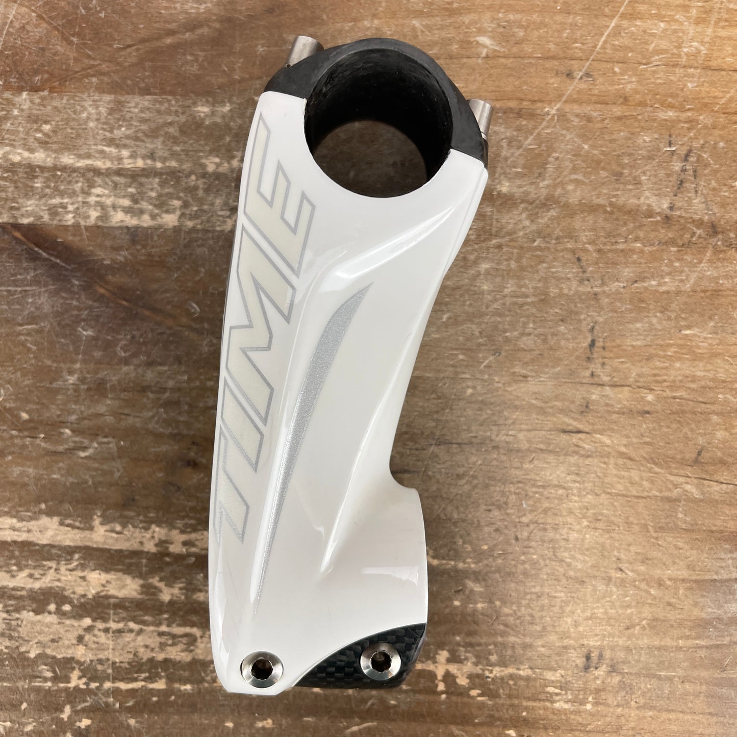 Time RTM 100mm -10 Degree 1 1/8" Carbon White Road Bike Stem 135g