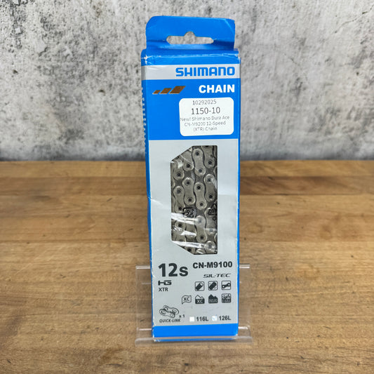 New! Shimano XTR/Dura Ace CN-M9200 12-Speed 126 Links Silver Bike Chain