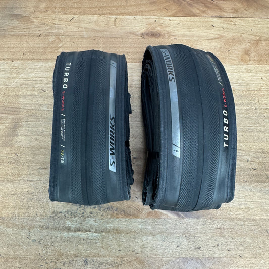 New Takeoff! Pair Specialized S-Works Turbo T2/T5 700c x 28mm Clincher Tires