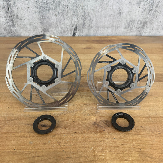 SRAM Paceline 160/140mm Center Lock Disc Brake Rotors w/ Lockrings 320g