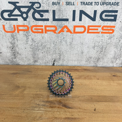 SRAM Red AXS XG-1290 10-28t D1 12-Speed Rainbow Bike Cassette "Light Wear" 183g