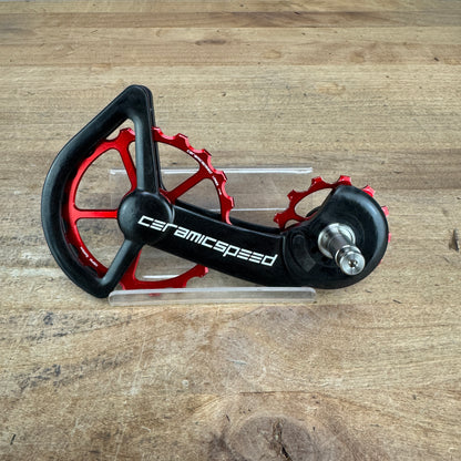 Ceramicspeed OSPW Red fits R9150/R8050 Bike Derailleur Cage 76g