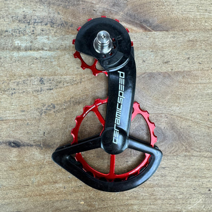 Ceramicspeed OSPW Red fits R9150/R8050 Bike Derailleur Cage 76g