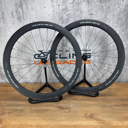 Low Mile! Shimano Dura-Ace C50 Carbon Tubeless Disc Wheelset 700c DT 240 Hubs