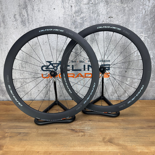 Low Mile! Shimano Dura-Ace C50 Carbon Tubeless Disc Wheelset 700c DT 240 Hubs