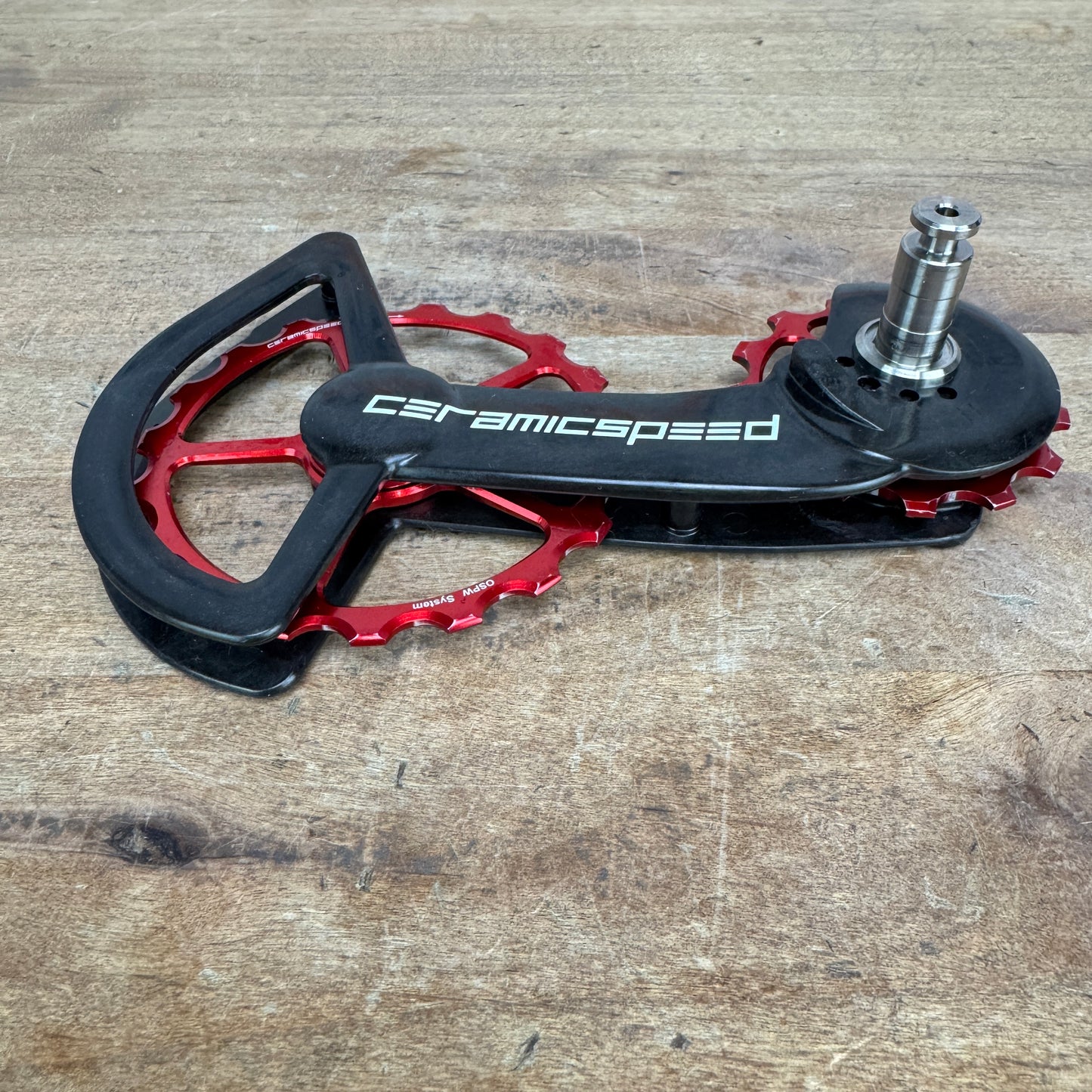 Ceramicspeed OSPW Red fits R9150/R8050 Bike Derailleur Cage 76g