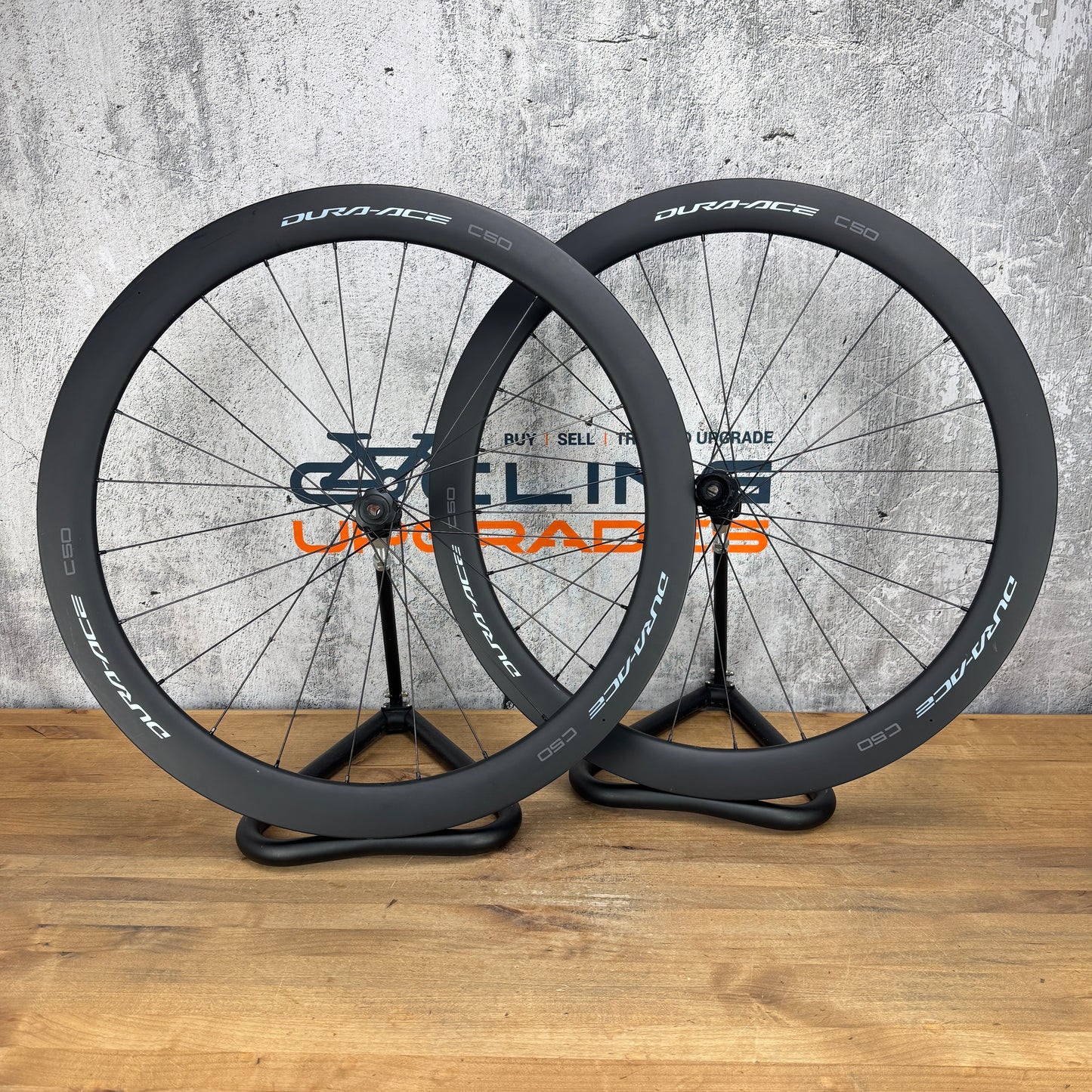 Low Mile! Shimano Dura-Ace C50 Carbon Tubeless Disc Wheelset 700c DT 240 Hubs