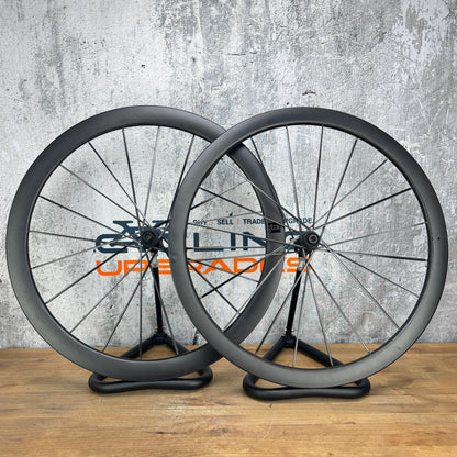 Partington R-Series 39/44 MK1 1st Gen Carbon Disc Tubeless Wheelset 700c 1235g