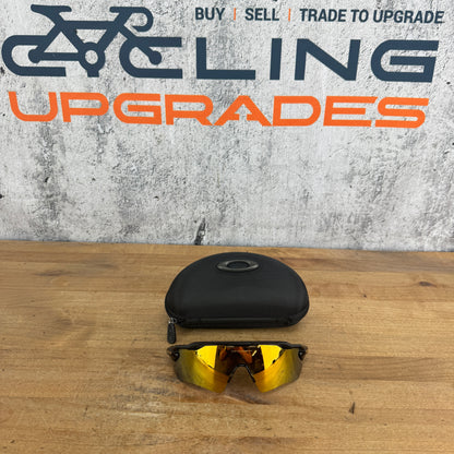 Oakley Radar EV Fire Iridium Prizm Lens Cycling Sunglasses