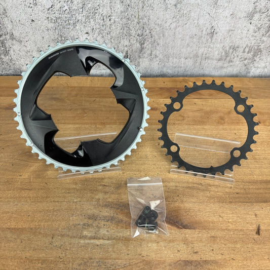 Low Mile! SRAM Force AXS D1 46/33t 12-Speed 4-Bolt 107BCD Bike Chainring Set