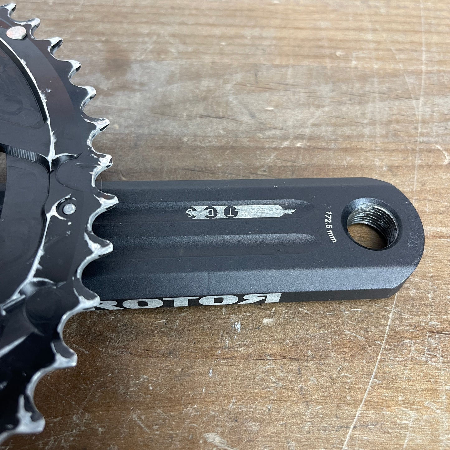Rotor 3D noQ 172.5mm 110BCD 52/36 30mm Spindle Road Bike Alloy Crankset 675g