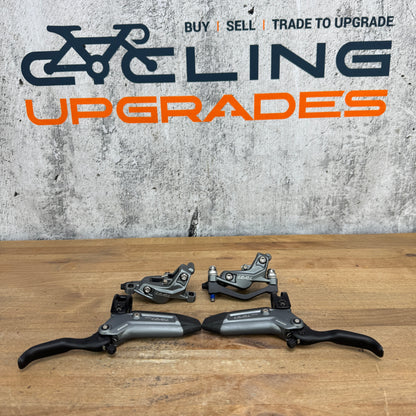SRAM Level Bronze 4-Piston Hydraulic Disc Brake Levers w/ Calipers 507g