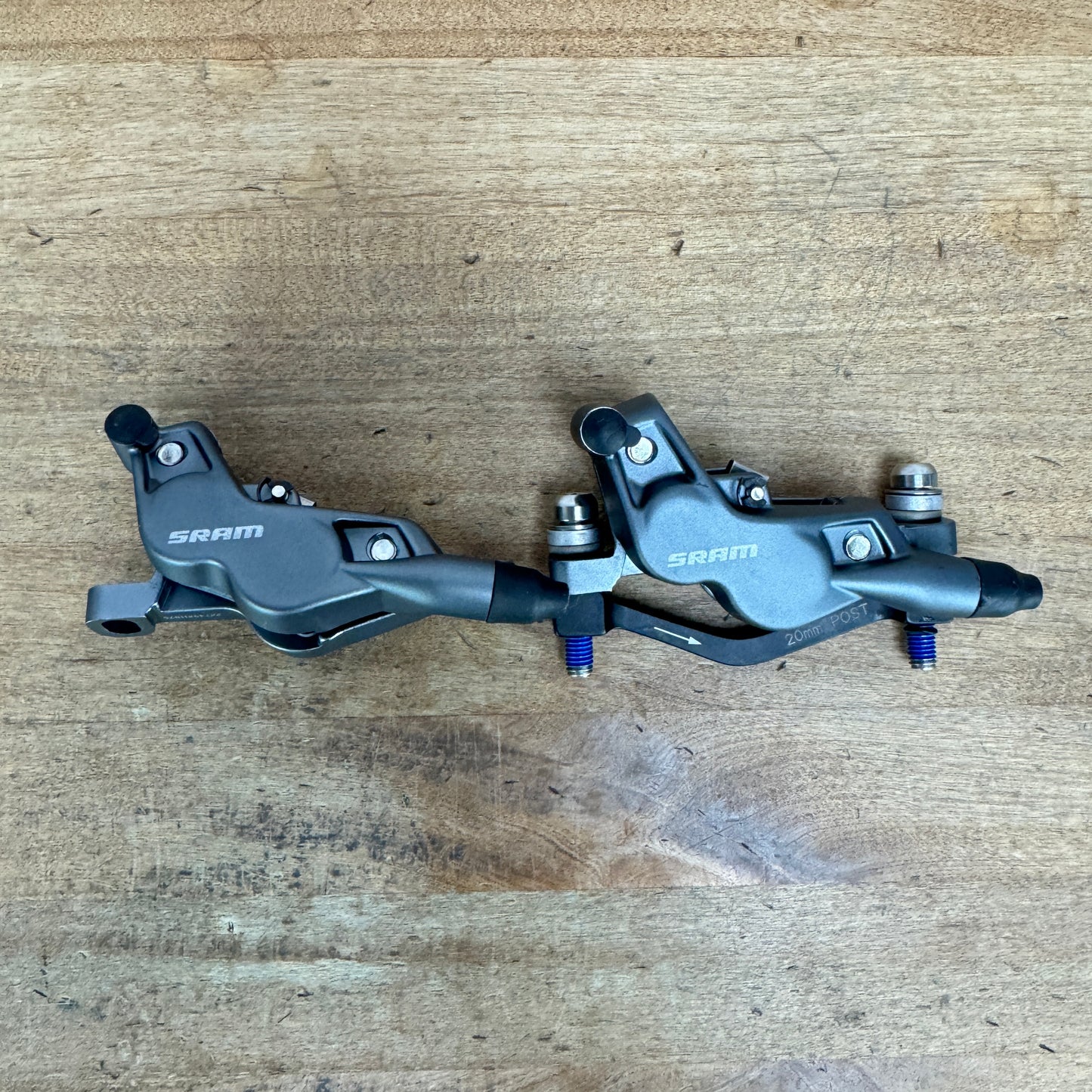 SRAM Level Bronze 4-Piston Hydraulic Disc Brake Levers w/ Calipers 507g