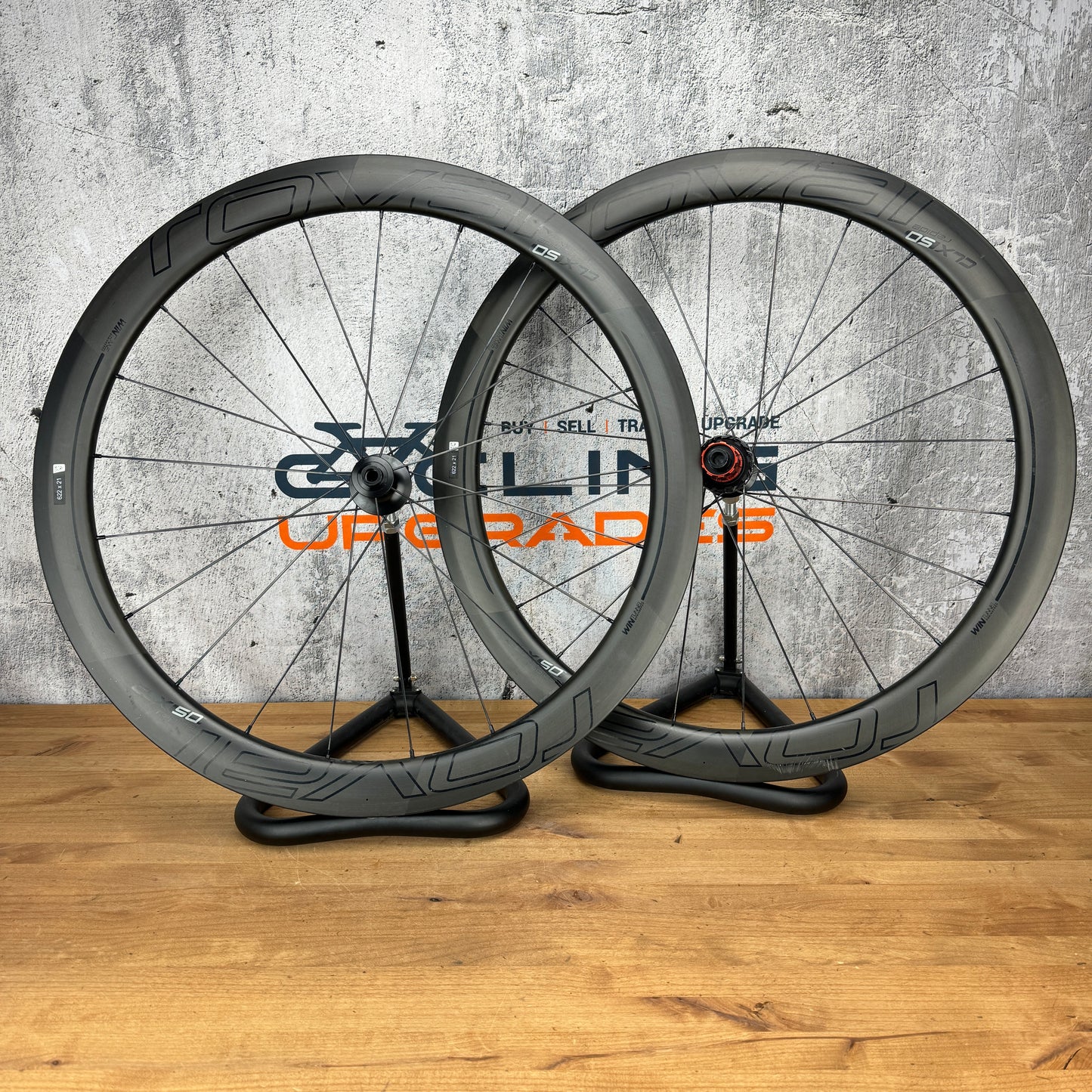 Roval CLX 50 Rapide Carbon Tubeless Disc Wheelset 700c 1429g Ceramicspeed