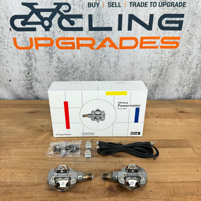 New! Look X-Track Dual Sided Power Meter Mountain Bike Pedals 24136 405g