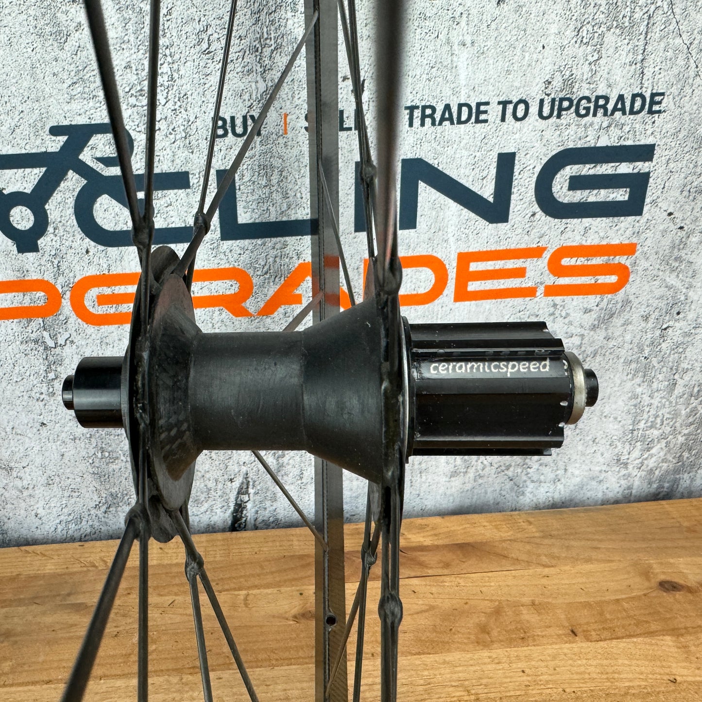 Lightweight Meilenstein Schwarz Carbon Tubular Wheelset Rim Brake Ceramicspeed 1143g