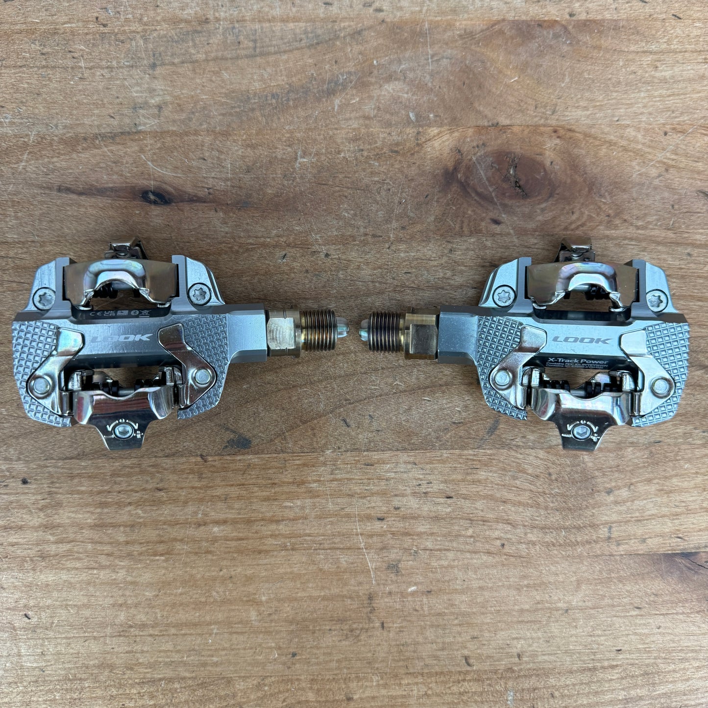 New! Look X-Track Dual Sided Power Meter Mountain Bike Pedals 24136 405g