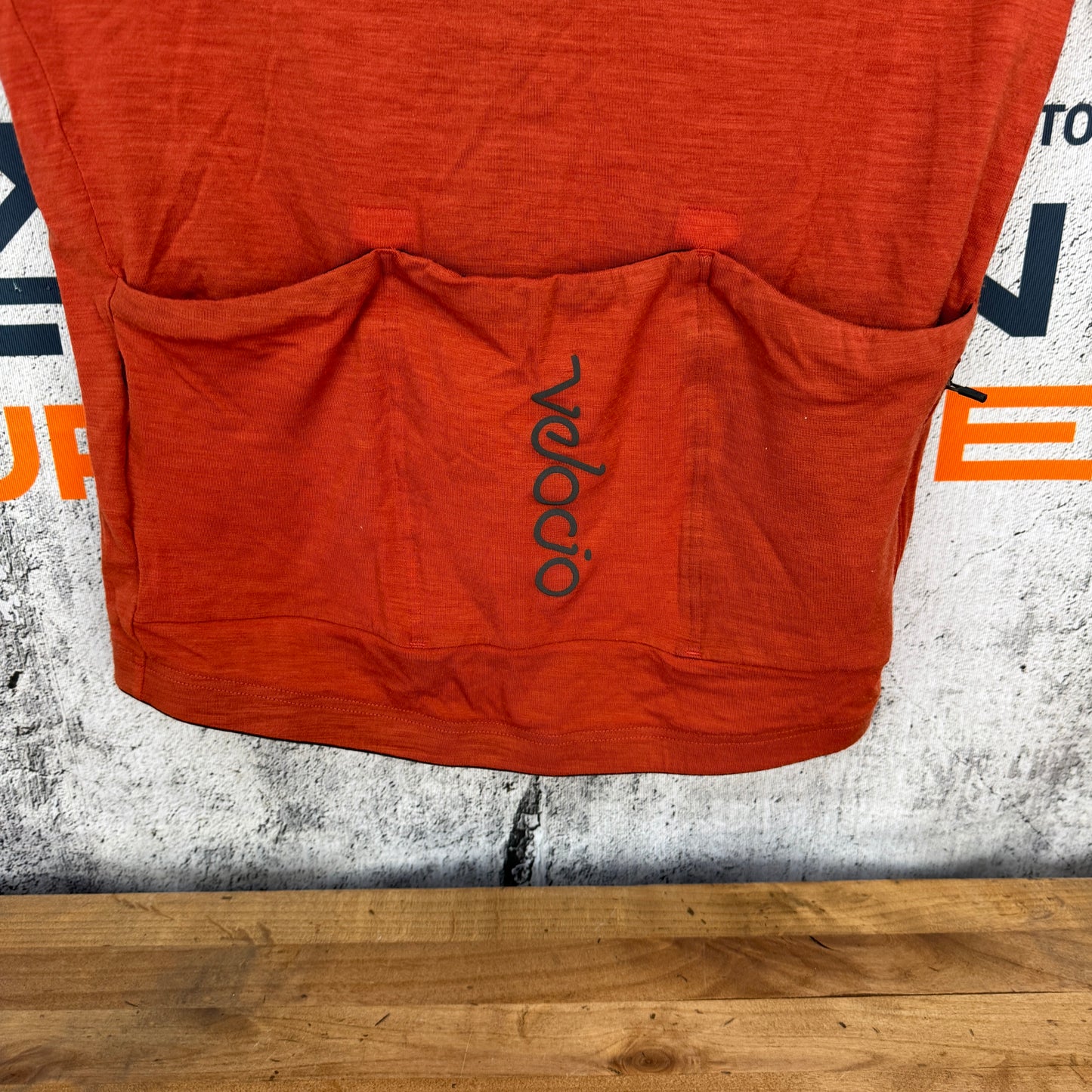 Light Use! Velocio Concept Merino Men's Medium Fire Red Cycling Jersey