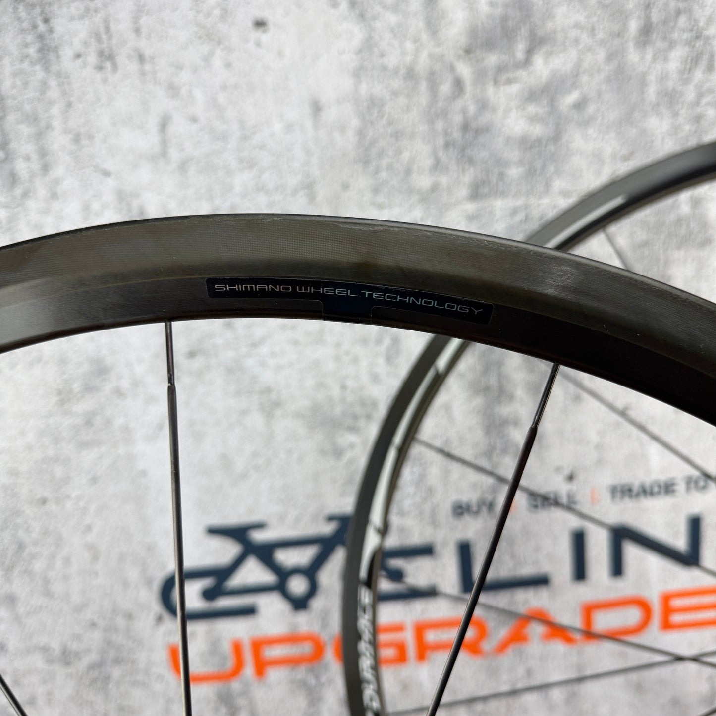 Low Mile! Shimano Dura-Ace WH-7801 Carbon Tubular Wheelset 700c Rim Brake 1322g