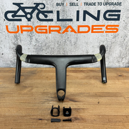 New! BMC ICS Carbon Aero 36cm 140mm Integrated Bike Drop Handlebar 318g