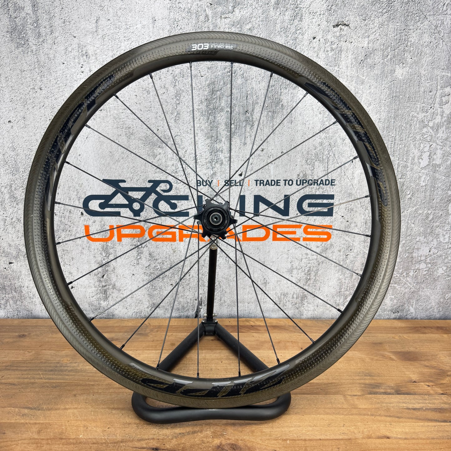 Low Mile! Zipp 303 Firecrest Showstopper Carbon Clincher Rim Brake Rear Wheel