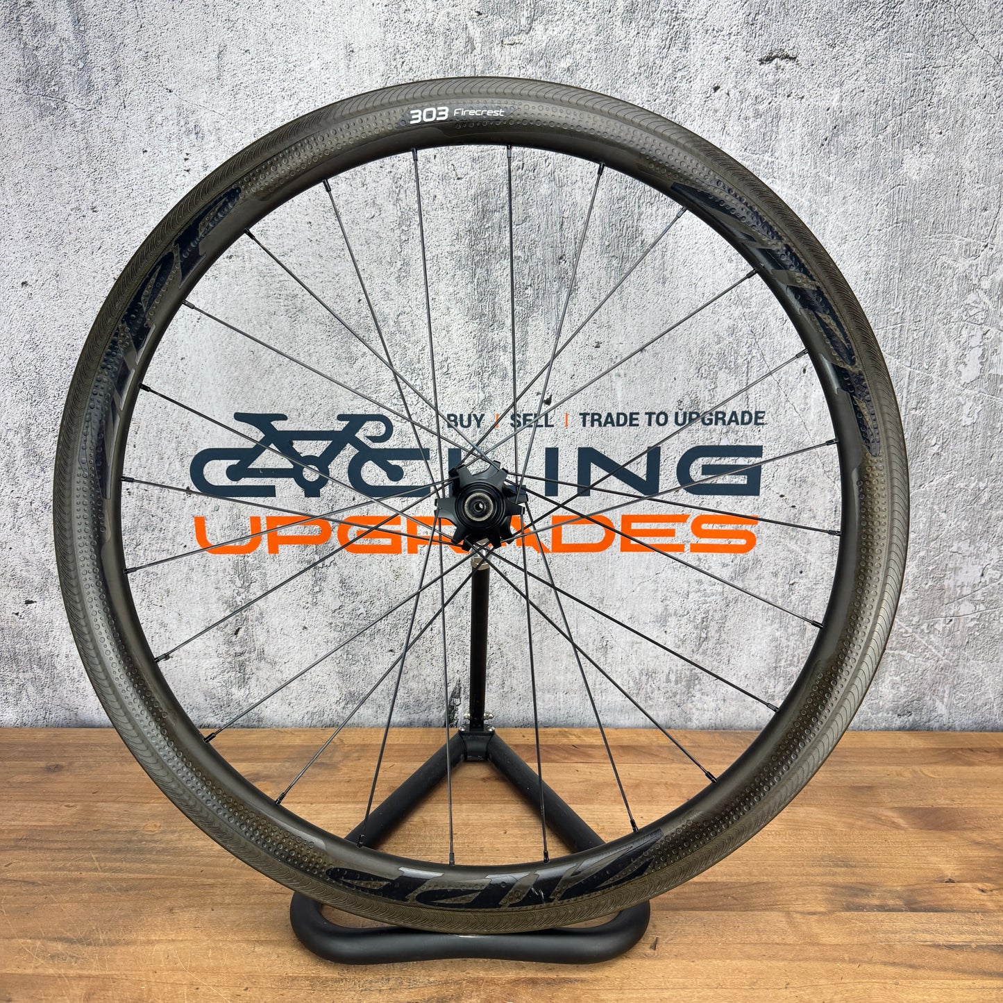 Low Mile! Zipp 303 Firecrest Showstopper Carbon Clincher Rim Brake Rear Wheel