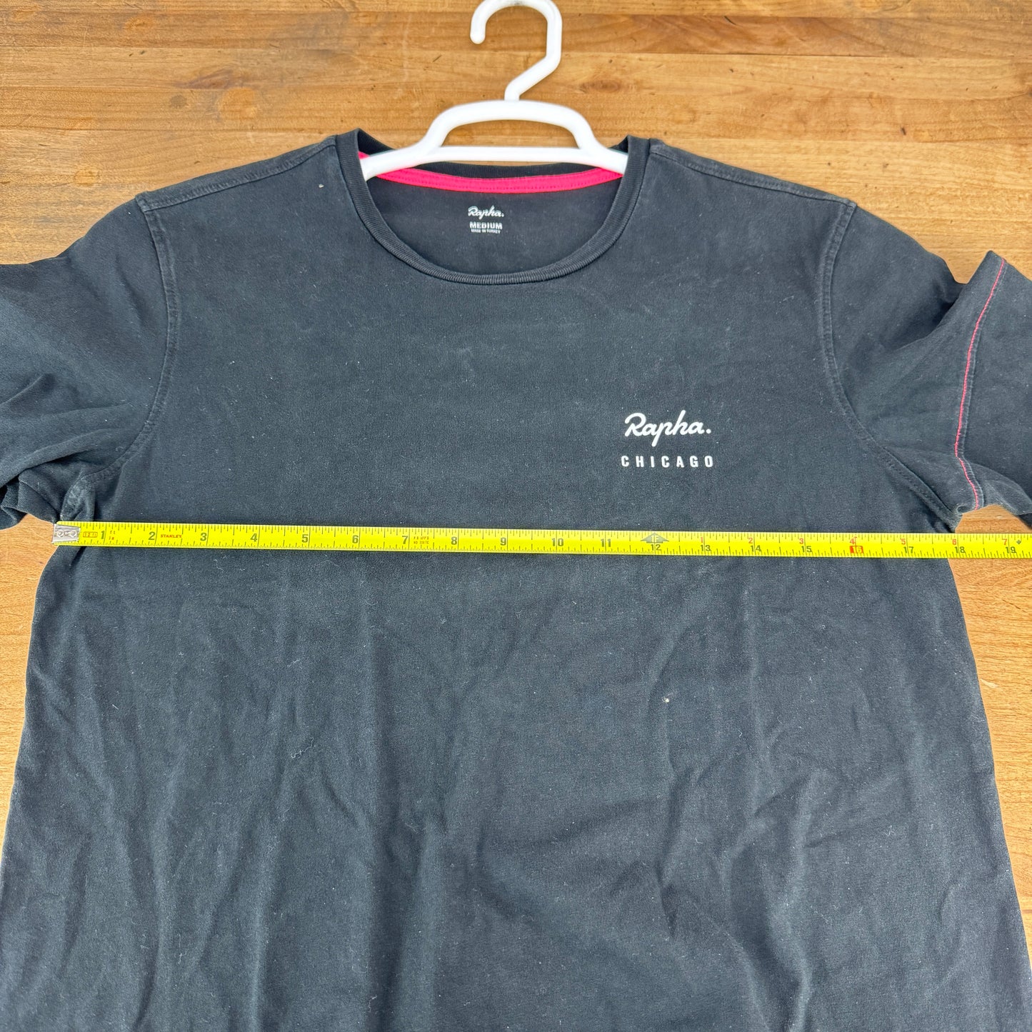 Worn Once! Rapha Chicago Clubhouse Men's Medium Black Short Sleeve T-Shirt