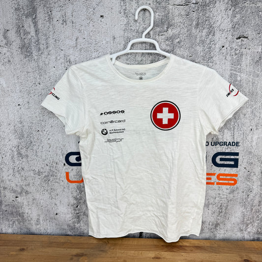 Light Wear! Clique Short Sleeve Men's Medium Assos Suisse DT Swiss T-Shirt