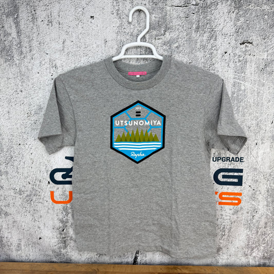 Worn Once! Rapha 2013 Team Sky Utsonomiya Men's Small Grey Short Sleeve T-Shirt