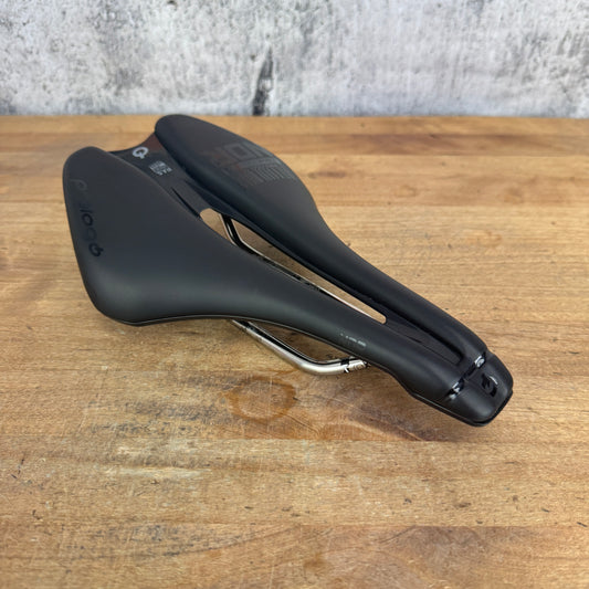 Low Mile! Prologo Dimension NDR PAS 143mm 7x7mm TiROX Rails Bike Saddle 230g