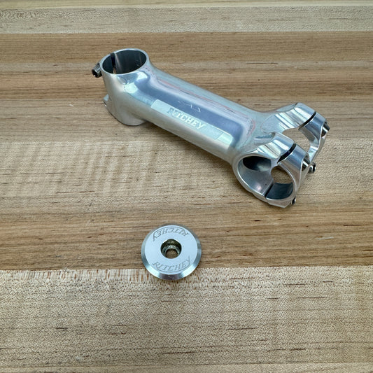 Low Mile! Ritchey Classic C220 Alloy 110mm ±6 Degrees 31.8mm Silver Stem 1 1/8"