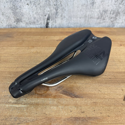 Low Mile! Prologo Dimension NDR PAS 143mm 7x7mm TiROX Rails Bike Saddle 230g
