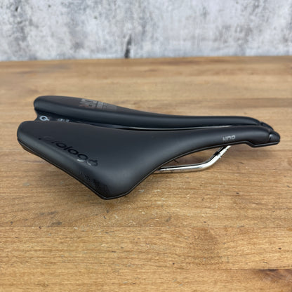 Low Mile! Prologo Dimension NDR PAS 143mm 7x7mm TiROX Rails Bike Saddle 230g