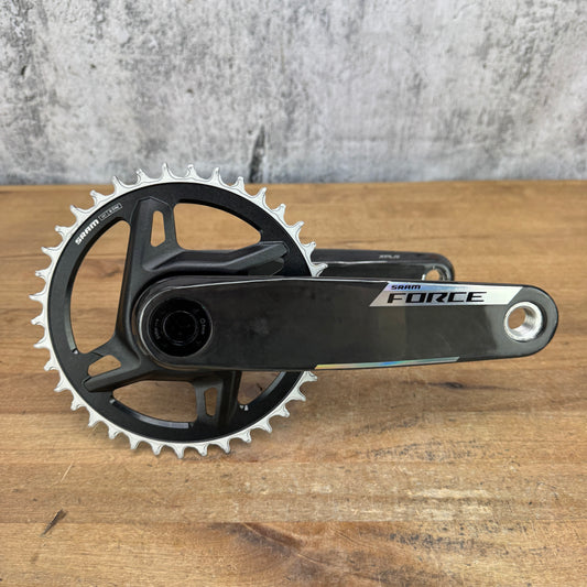 Low Mile! SRAM Force AXS E1 XPLR DUB Wide 170mm 38T Power Meter Crankset
