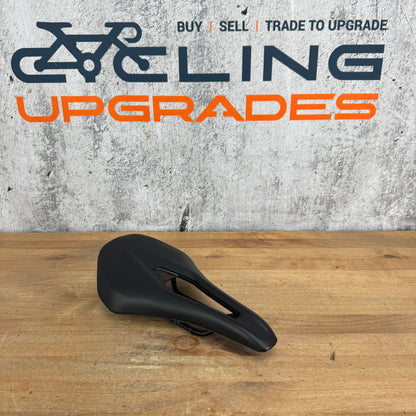 Low Mile! Fizik Argo Vento 140mm 7x7mm Kium Rails Bike Saddle 236g