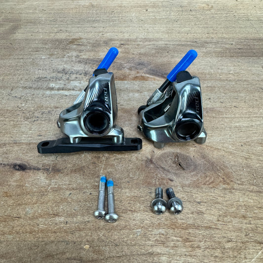 SRAM Red AXS Flat-Mount Monoblock Hydraulic Disc Brake Bike Calipers Set 215g