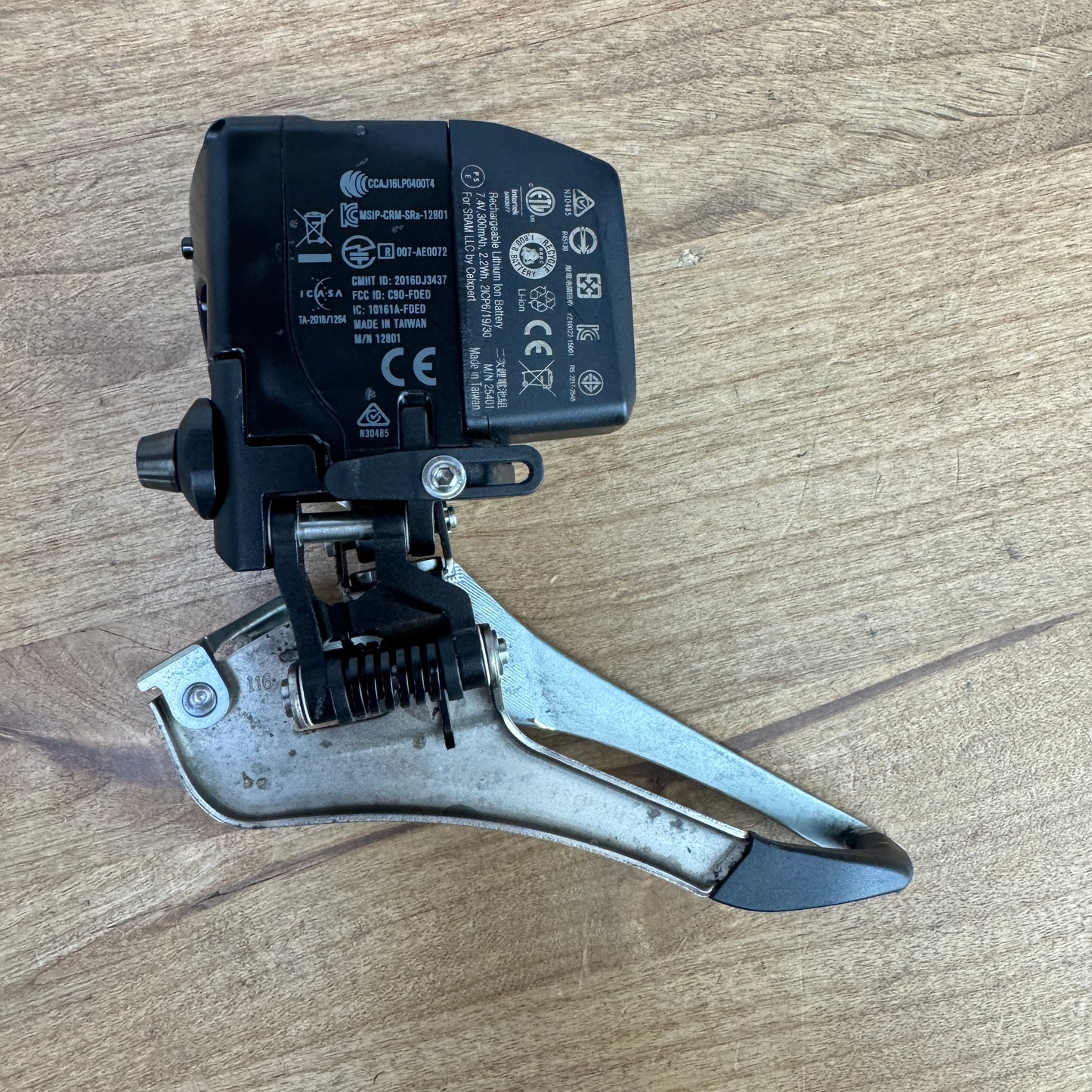 SRAM Red eTap Electronic 11-Speed Bike Front Derailleur w/ Battery 162g