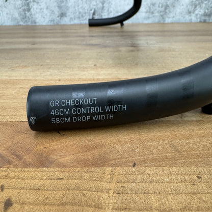 Low Mile! Bontrager GR Checkout Carbon 31.8mm 46/58cm Gravel Bike Handlebar 293g