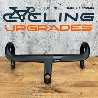 Low Mile! Colnago CC.01 41cm x 100mm -6 Degree Carbon Integrated Handlebar 320g