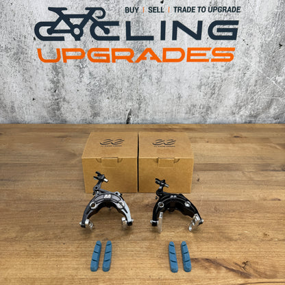 New! Cane Creek eeBrakes Gen 4 Black/Silver Center-Mount Rim Brake Calipers 169g