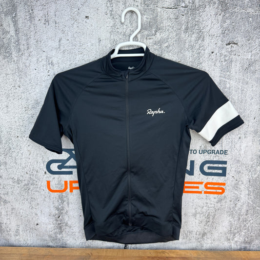 Worn Once! Rapha Core Men's Medium Short Sleeve Black Cycling Jersey