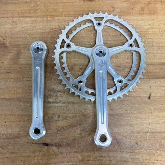 Vintage! Campagnolo Strada 170mm 50/42t Square Taper 144mm BCD 5-Bolt Crankset