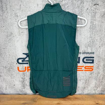 Worn Once! Rapha Pro Team Insulated Gilet Men's Medium Dark Green Cycling Vest