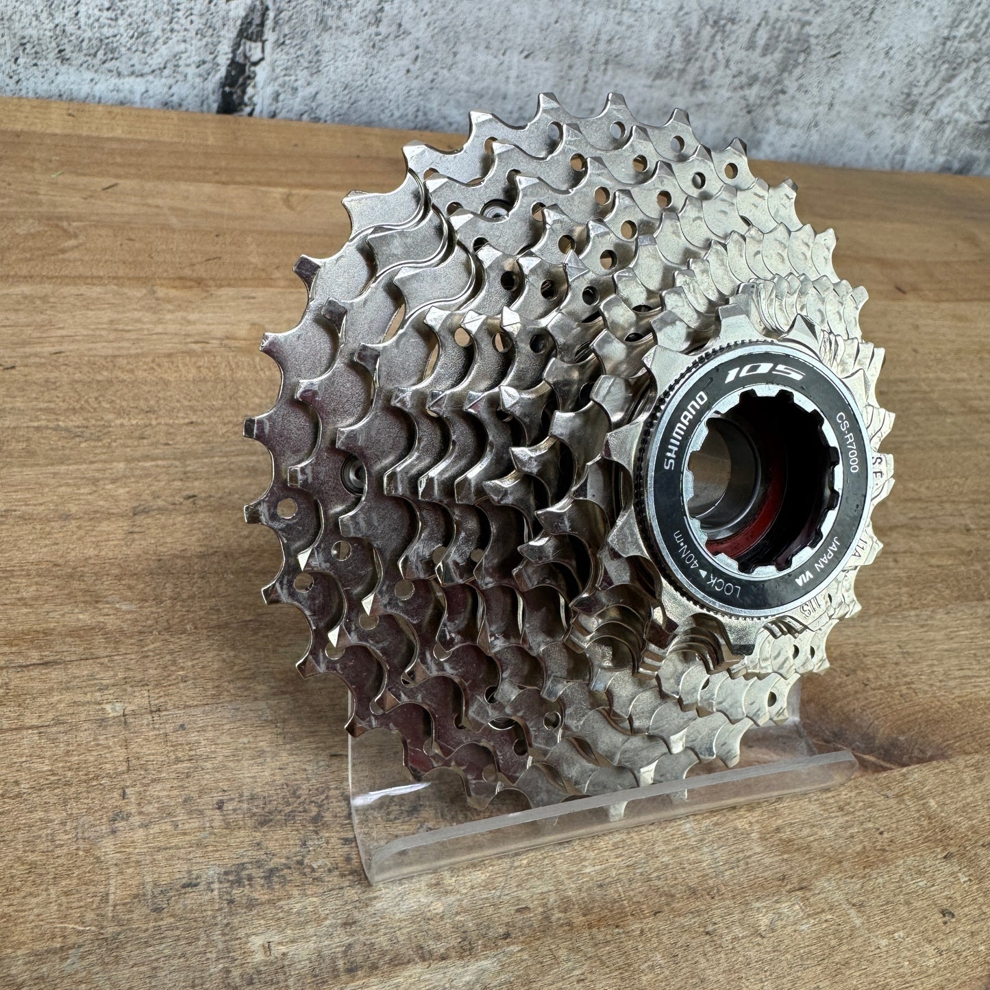 Light Wear Shimano 105 CS-R7000 11-30t 11-Speed "Light Wear" Bike Cassette 297g