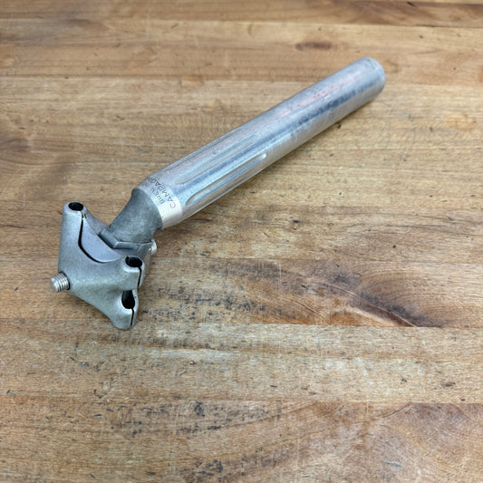 Vintage! Campagnolo Super Record Fluted 27.2 x 220mm Alloy Bike Seatpost 204g