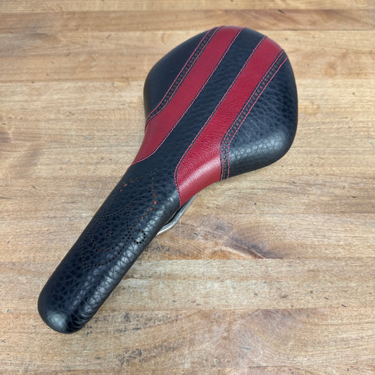 Fizik Antares R3 Custom Red/Black 7x7mm Kium Rails 140mm Bike Saddle 216g