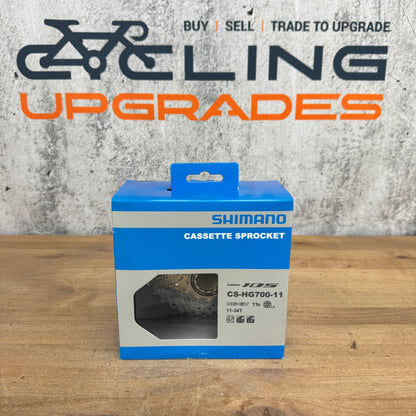 New! Shimano 105 CS-HG700 11-34t 11-Speed Bike Cassette 379g MSRP $75