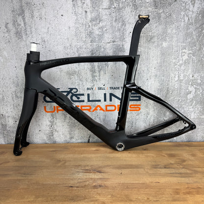 Low Mile! 2023 Pinarello Dogma F Onyx BoB 55cm Carbon Disc Frameset 700c 1825g